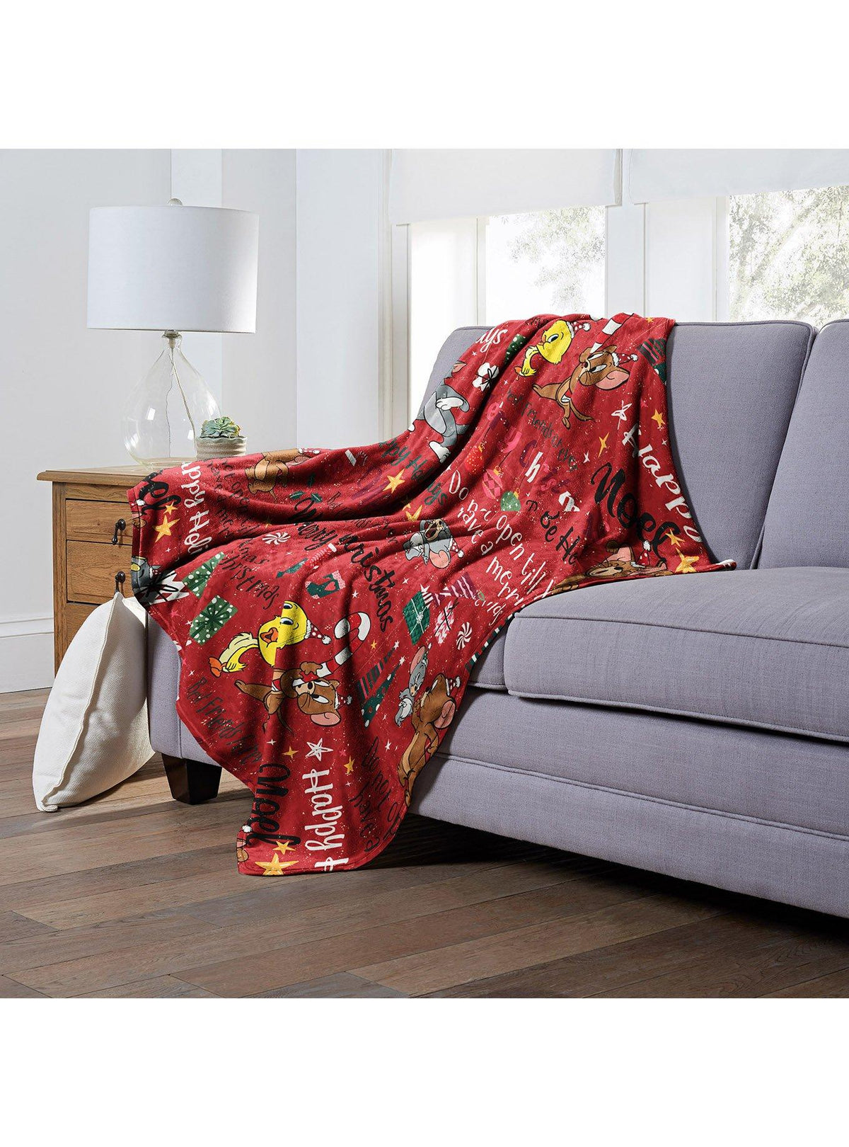 Manta suave Tom and Jerry Festive Cheer