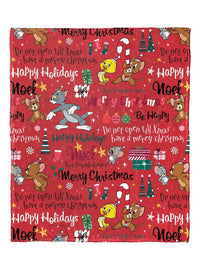 Manta suave Tom and Jerry Festive Cheer