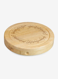 Tabla para quesos de El Señor de los Anillos con utensilios