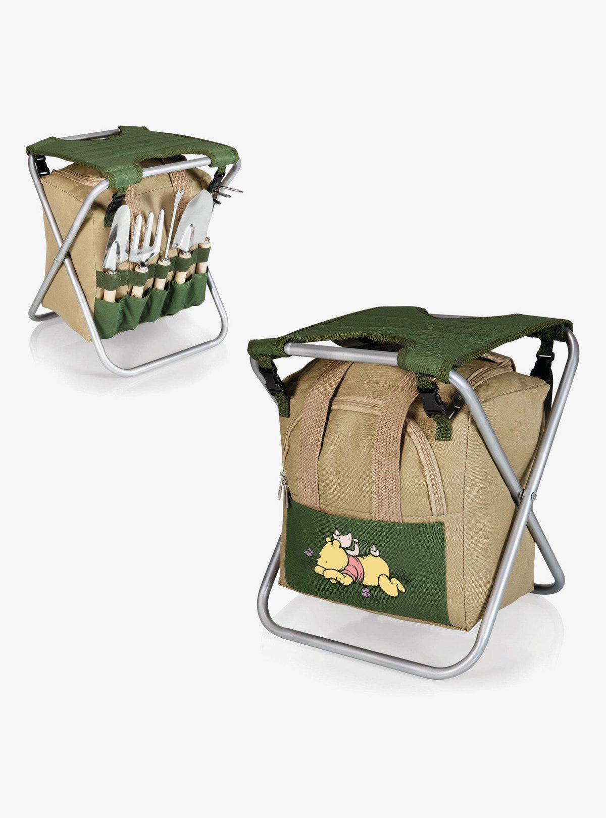 Disney Winnie the Pooh: silla plegable de jardinería con herramientas