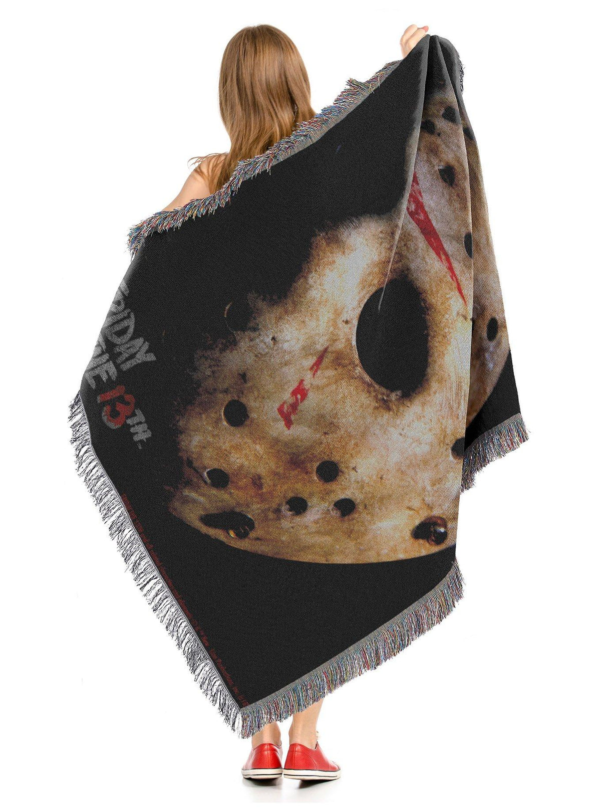 Manta tejida Friday the 13th «His Mask»