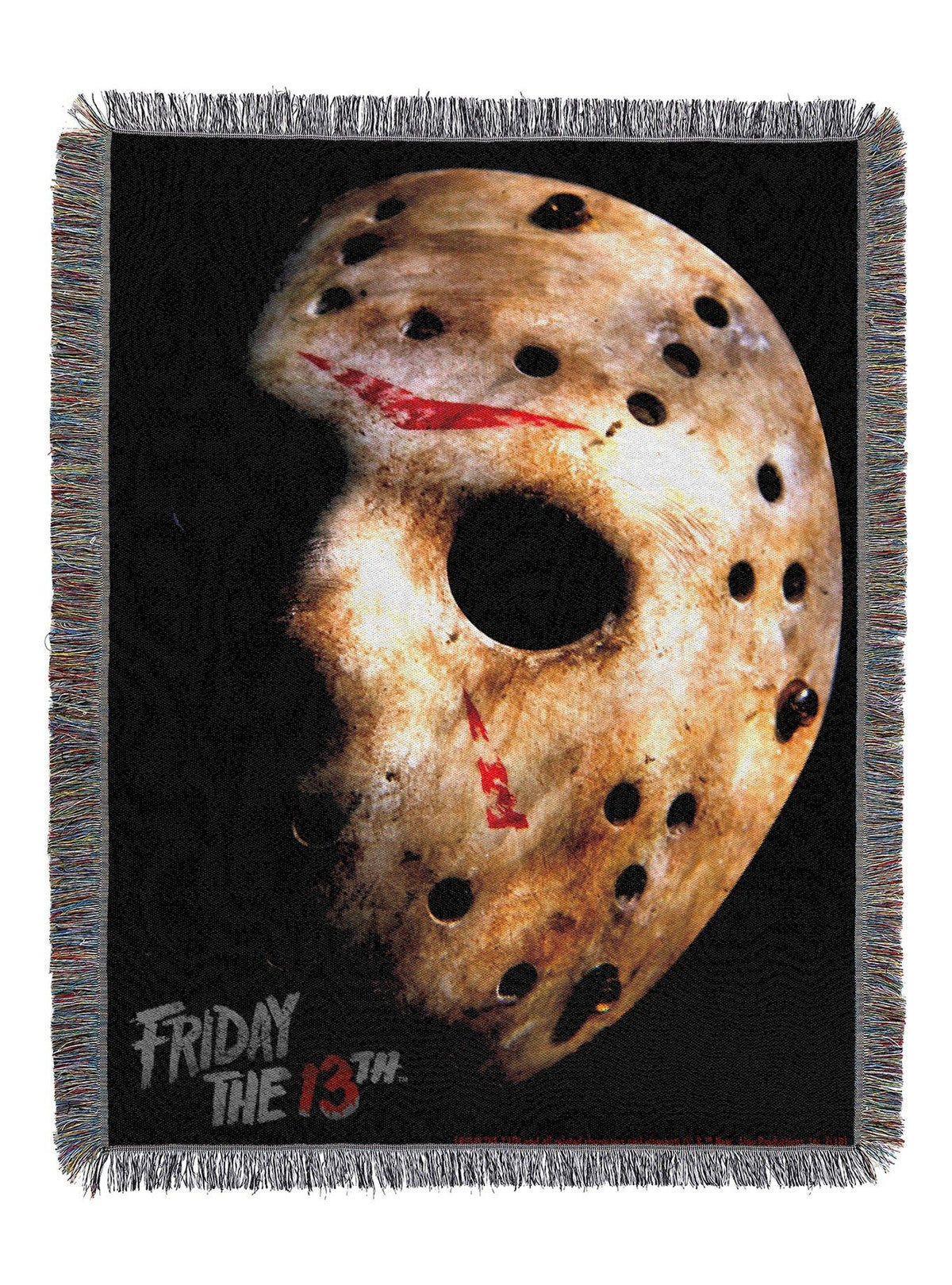 Manta tejida Friday the 13th «His Mask»