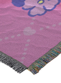 Manta tapiz tejido My Melody Canasta de flores