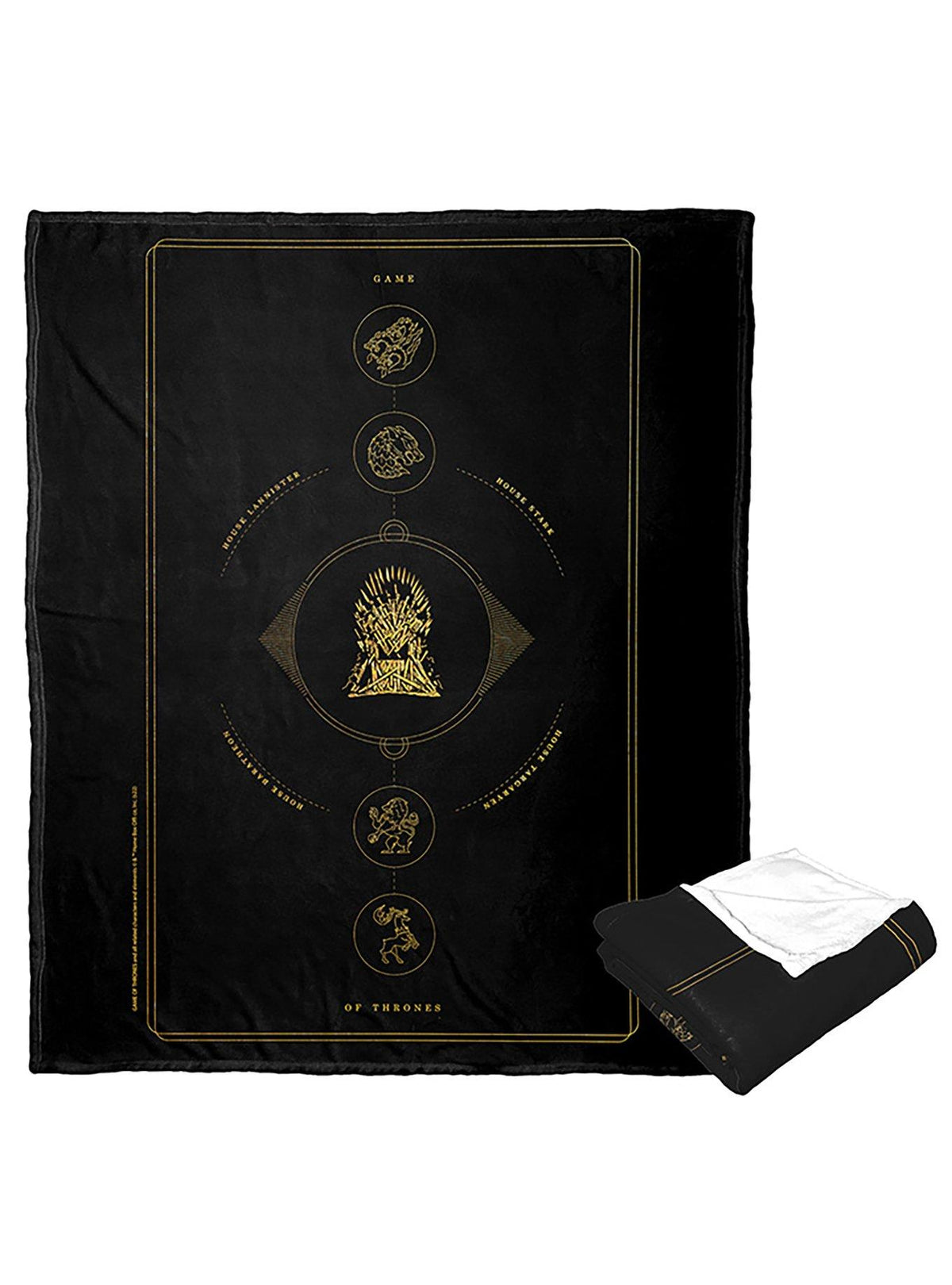Manta ultrasuave Game of Thrones: Casas por el Trono