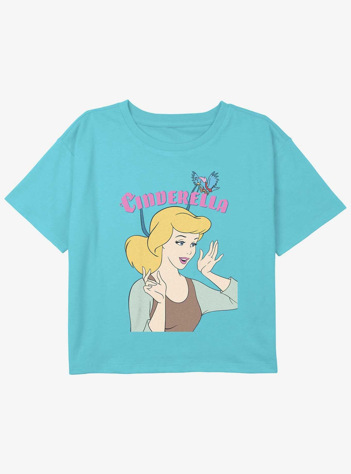Polera crop juvenil Disney Cinderella