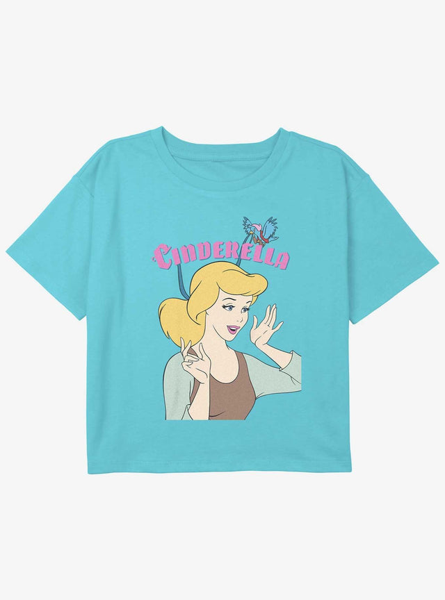 Polera crop juvenil Disney Cinderella