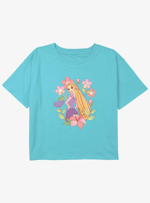 Polera crop juvenil Disney Tangled de Rapunzel y Pascal