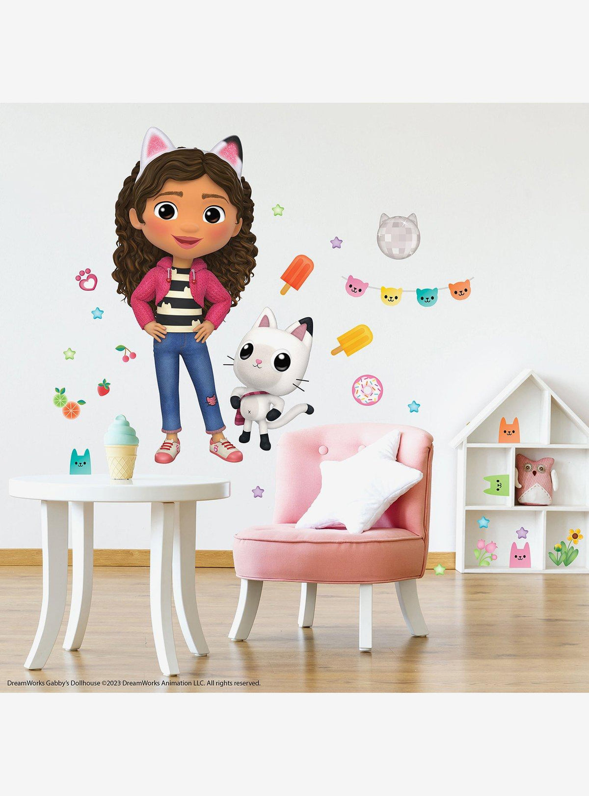 Adhesivos murales gigantes de Gabby's Dollhouse