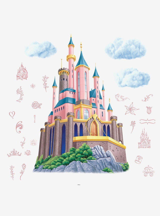 Adhesivos murales XL del Castillo de Disney con luces