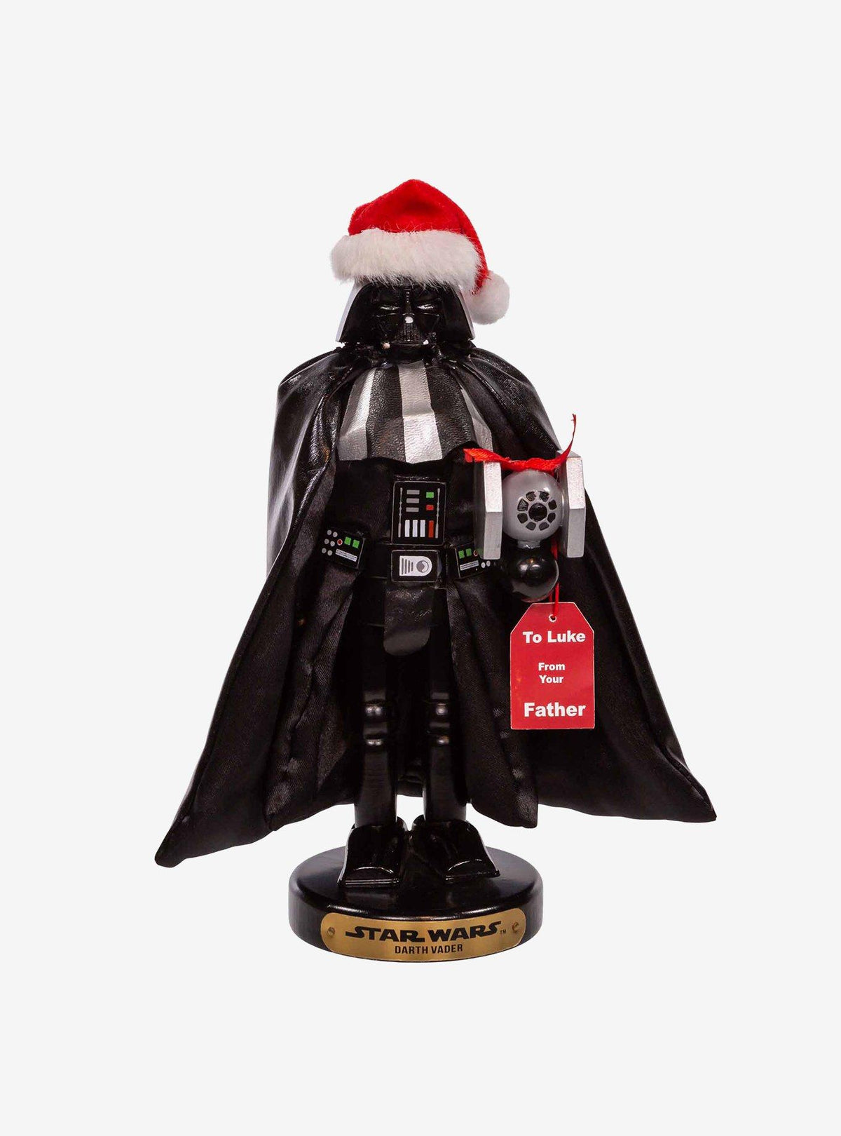 Cascanueces de Darth Vader con caza TIE