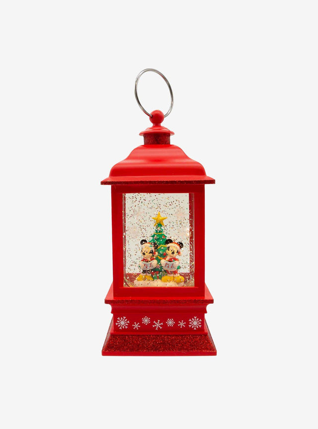 Farol navideño musical de Mickey y Minnie