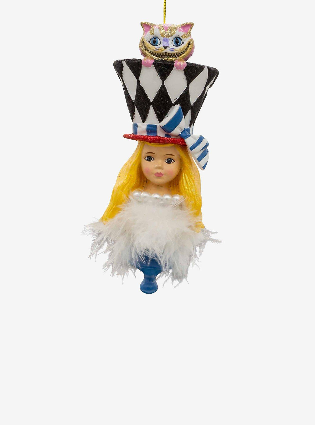 Adorno de resina Alice in Wonderland de Disney