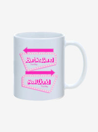 Taza Barbie: Barbieland y el mundo real, 11 oz
