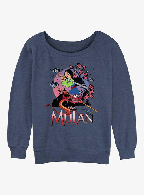 Polerón holgado femenino Mulan Warrior