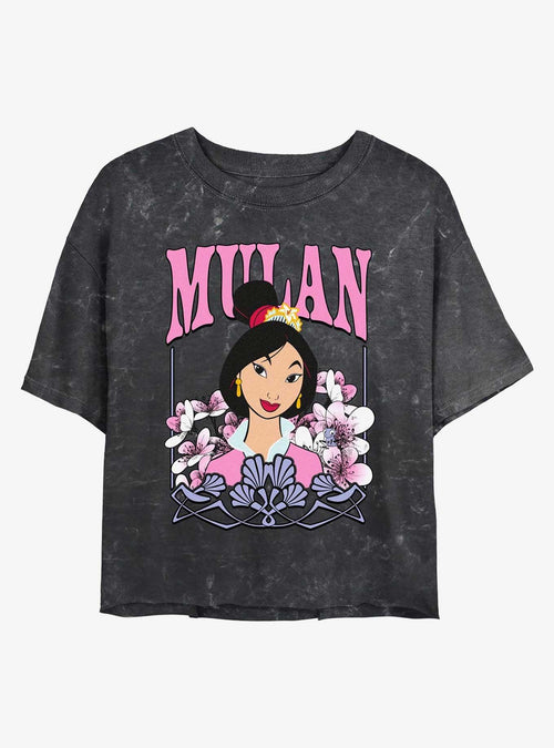 Polera crop Mulan Nouveau con efecto lavado mineral