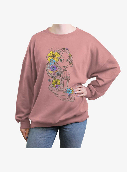 Polerón oversize Rapunzel de Tangled