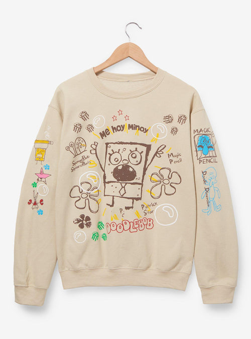 Polerón SpongeBob SquarePants con diseño de DoodleBob
