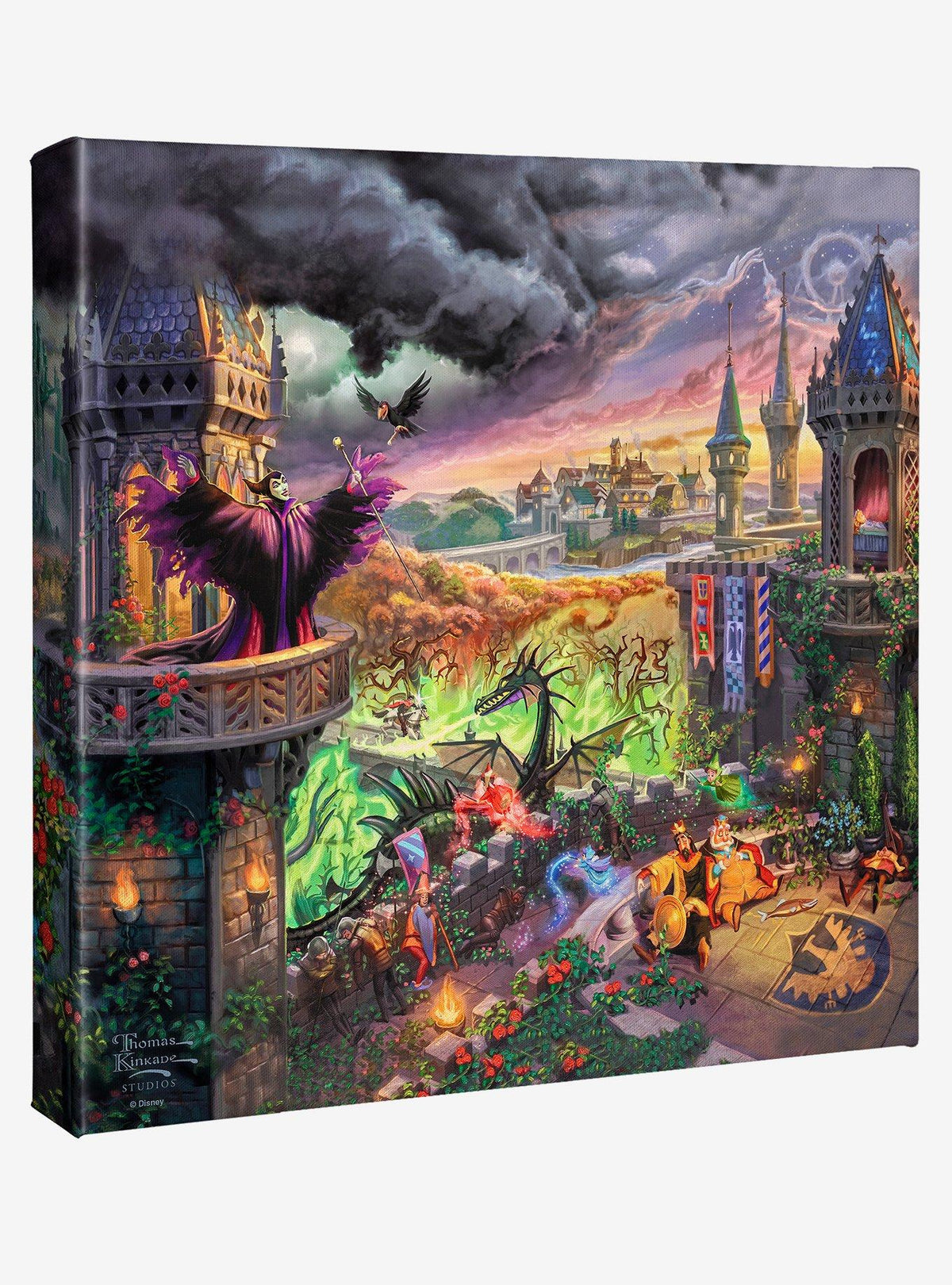 Cuadro en lienzo de Maleficent