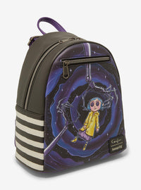 Mini mochila Coraline: portal al Otro Mundo