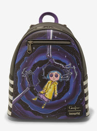 Mini mochila Coraline: portal al Otro Mundo