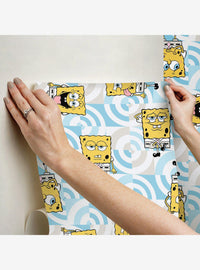 Papel mural autoadhesivo SpongeBob SquarePants Caras Divertidas
