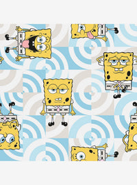 Papel mural autoadhesivo SpongeBob SquarePants Caras Divertidas