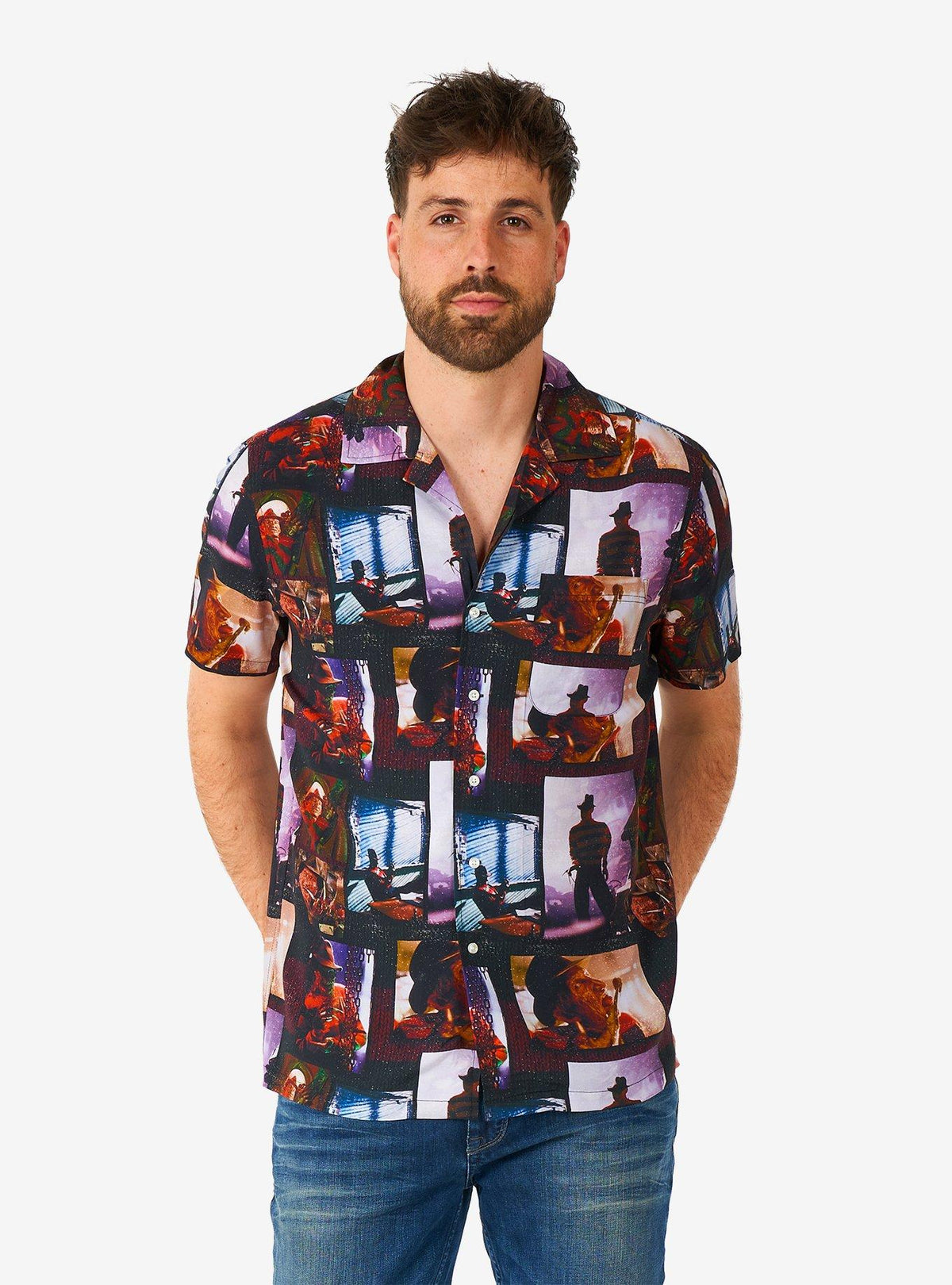 Camisa A Nightmare on Elm Street de manga corta