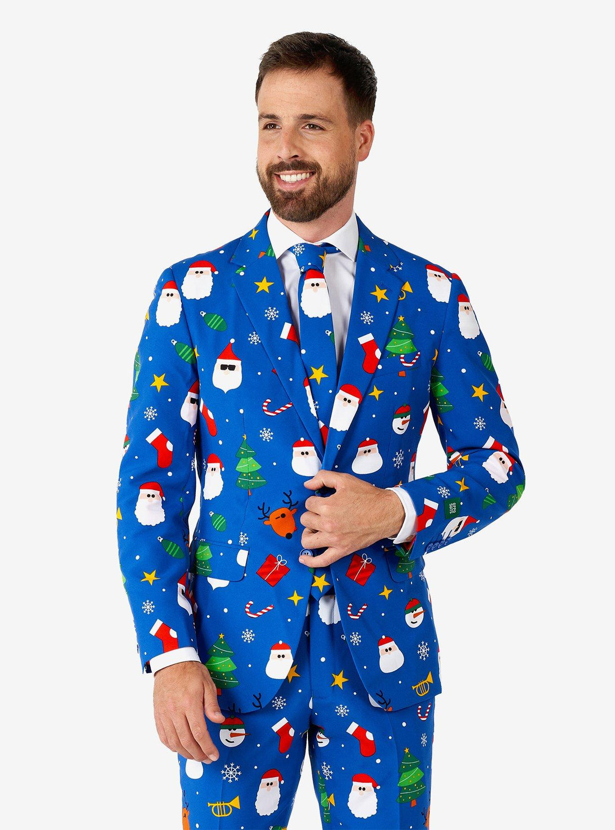 Traje navideño azul Festivity