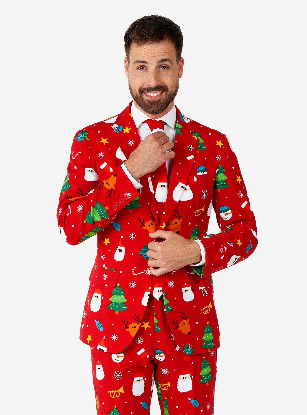 Traje navideño rojo Festivity