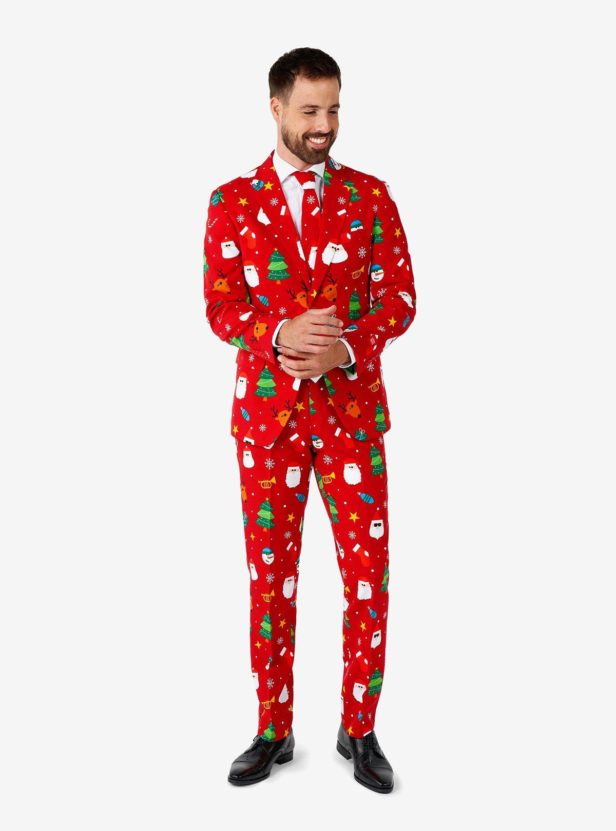 Traje navideño rojo Festivity