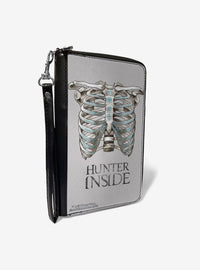 Billetera Supernatural con diseño de caja torácica