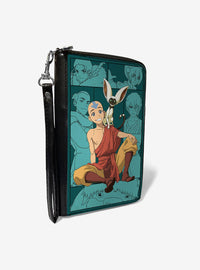 Billetera con cierre Avatar The Last Airbender: Aang y Momo