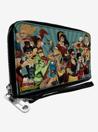 Billetera DC Comics Bombshells con pose grupal