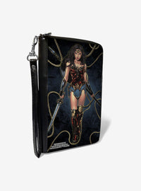 Billetera Wonder Woman: espadas y Lazo de la Verdad