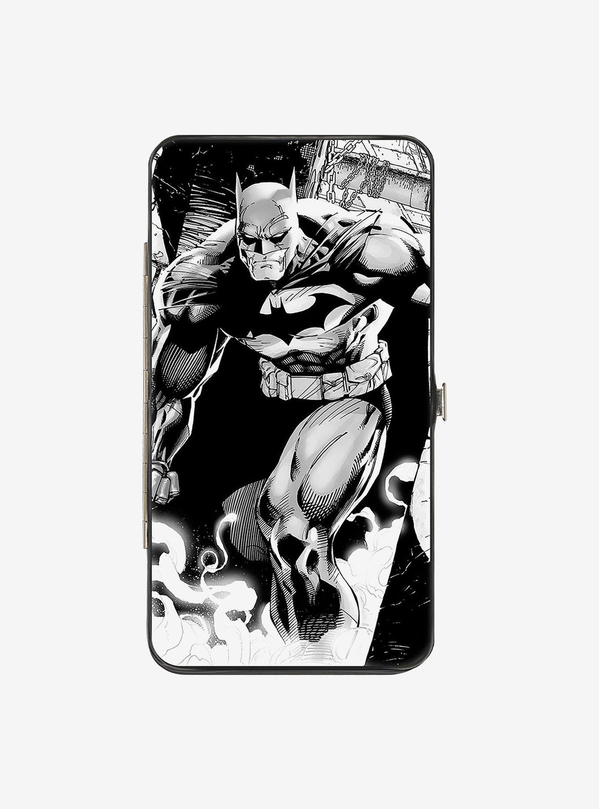 Billetera Batman: Hush de Jim Lee con cadena y gancho