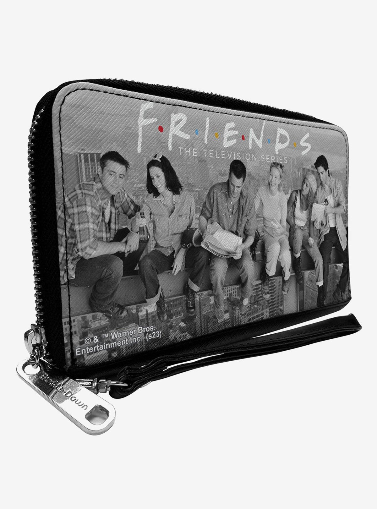 Billetera Friends con cierre: almuerzo en un rascacielos