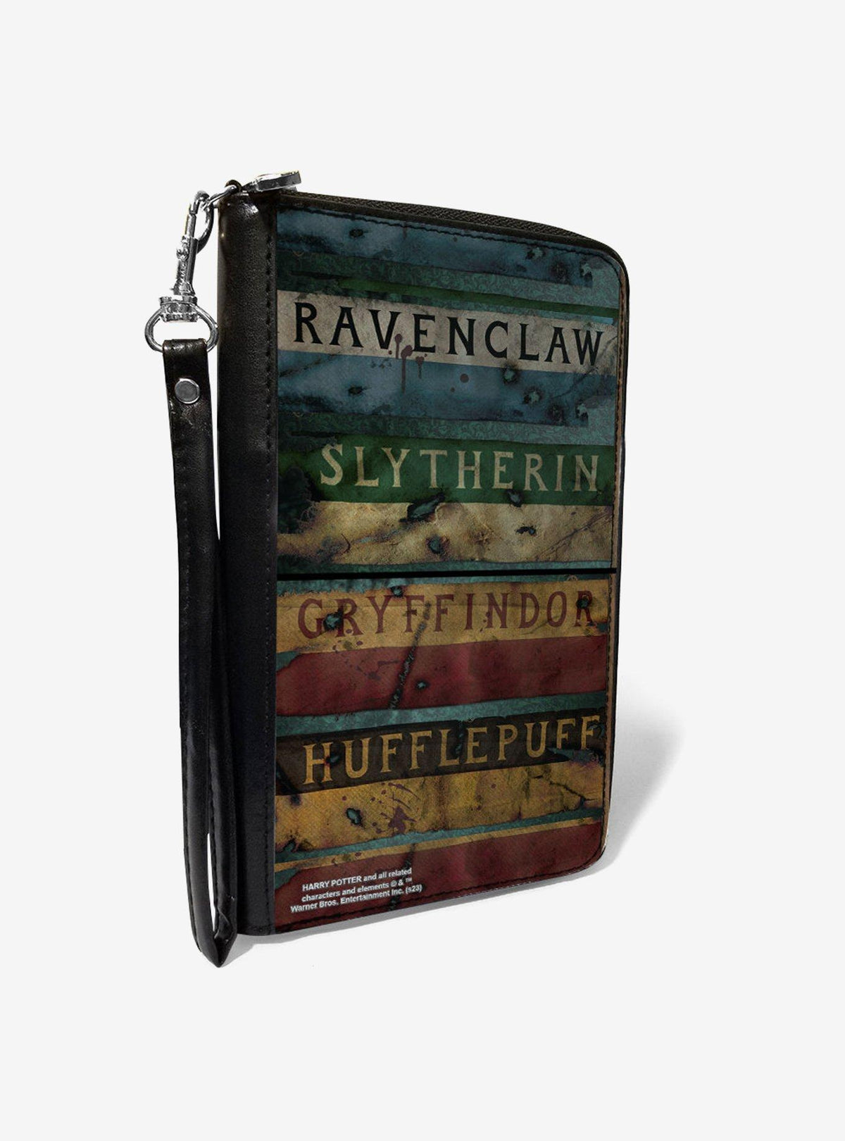 Harry Potter: Billetera con cierre y estandartes de las casas