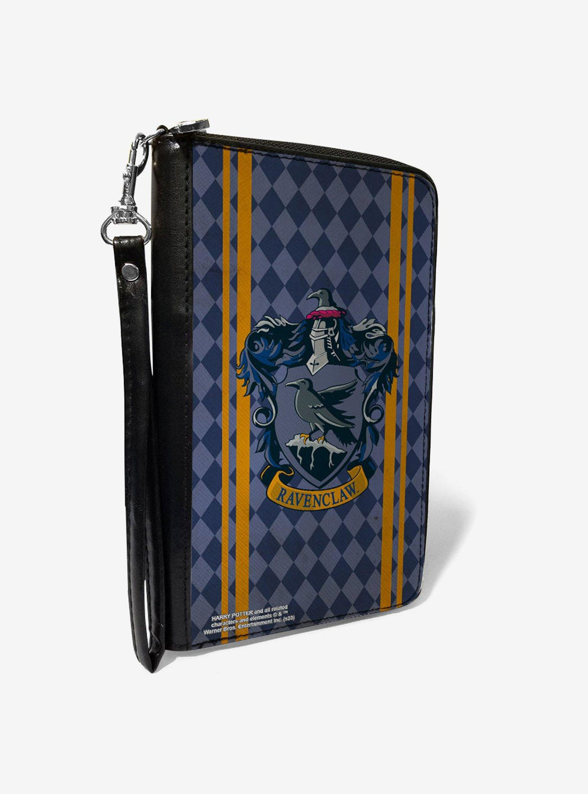 Billetera Harry Potter Ravenclaw con franjas y rombos