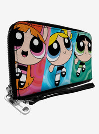 Billetera con cierre The Powerpuff Girls en acción