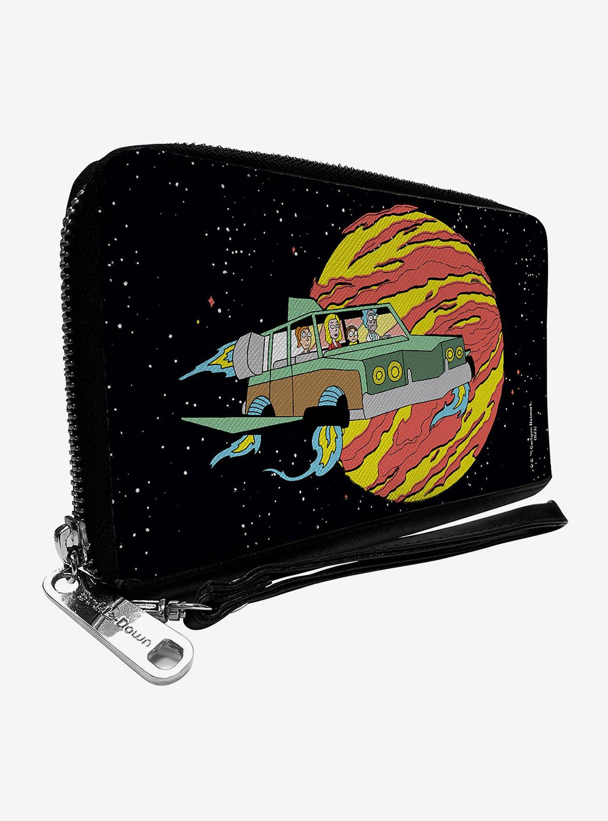 Billetera Rick and Morty: familia Smith, auto y planeta