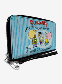 Billetera Ed, Edd y Eddy con cierre envolvente
