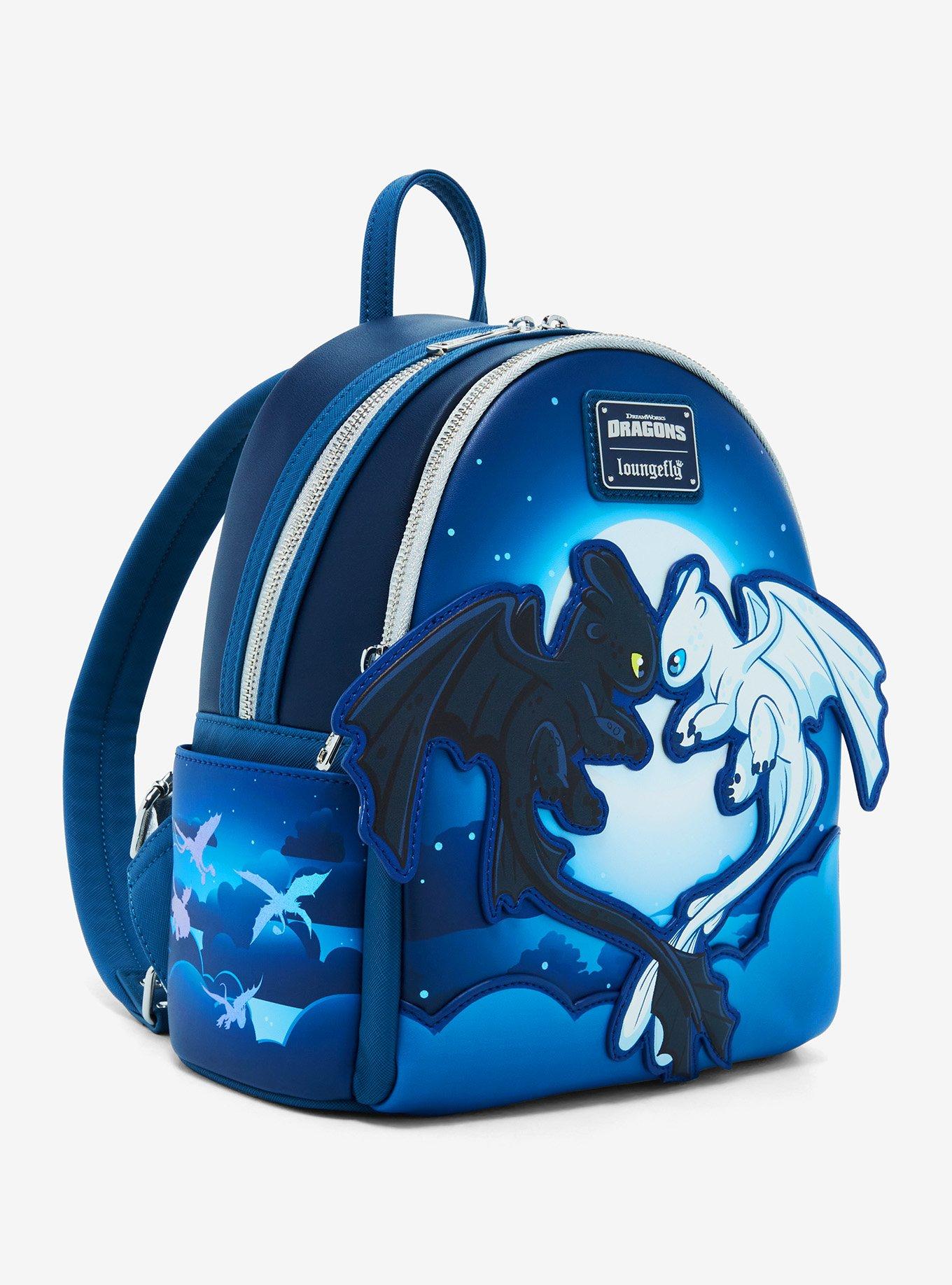 Mini mochila Toothless y Light Fury