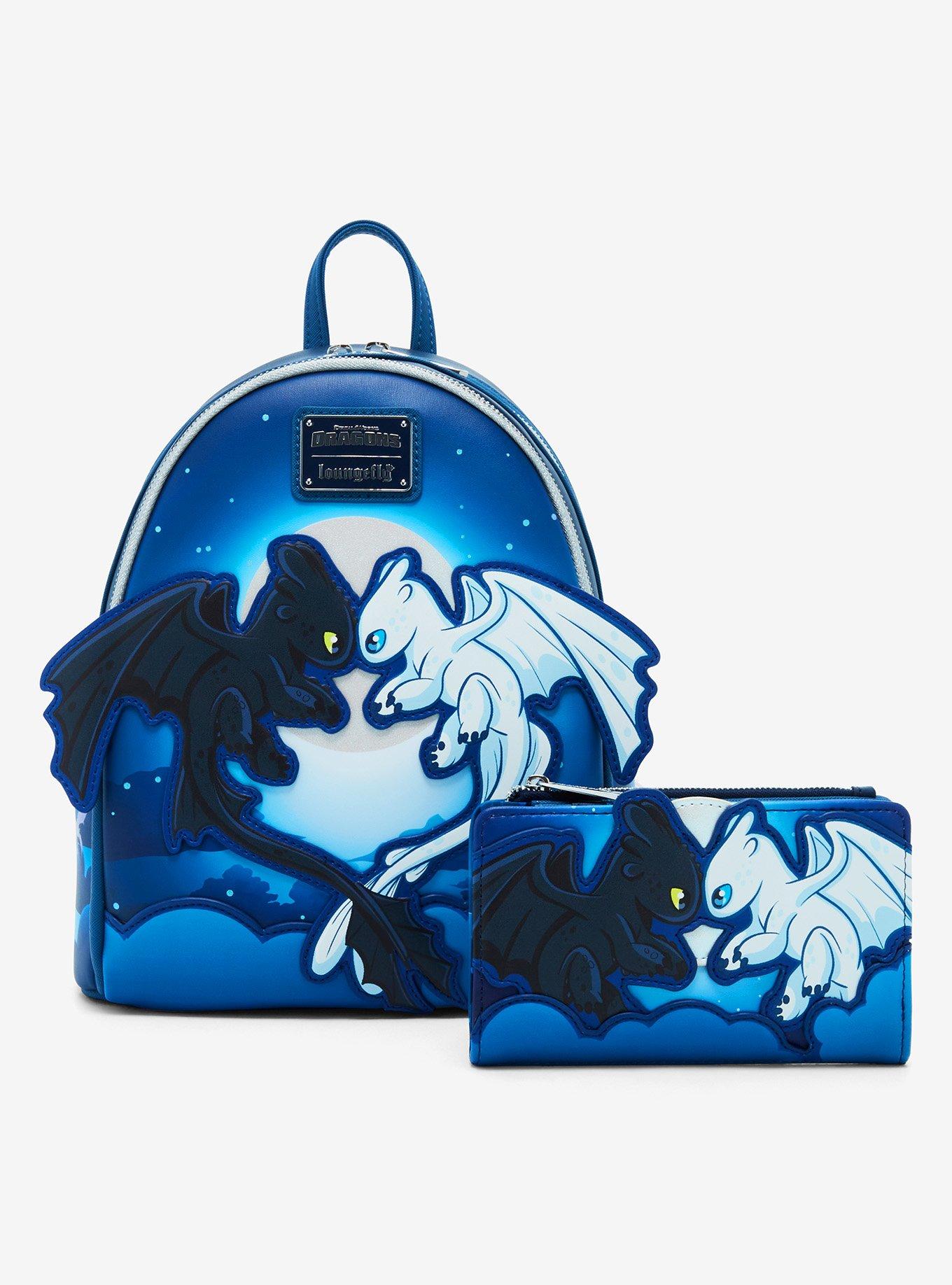 Mini mochila Toothless y Light Fury