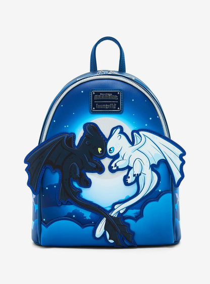 Mini mochila Toothless y Light Fury