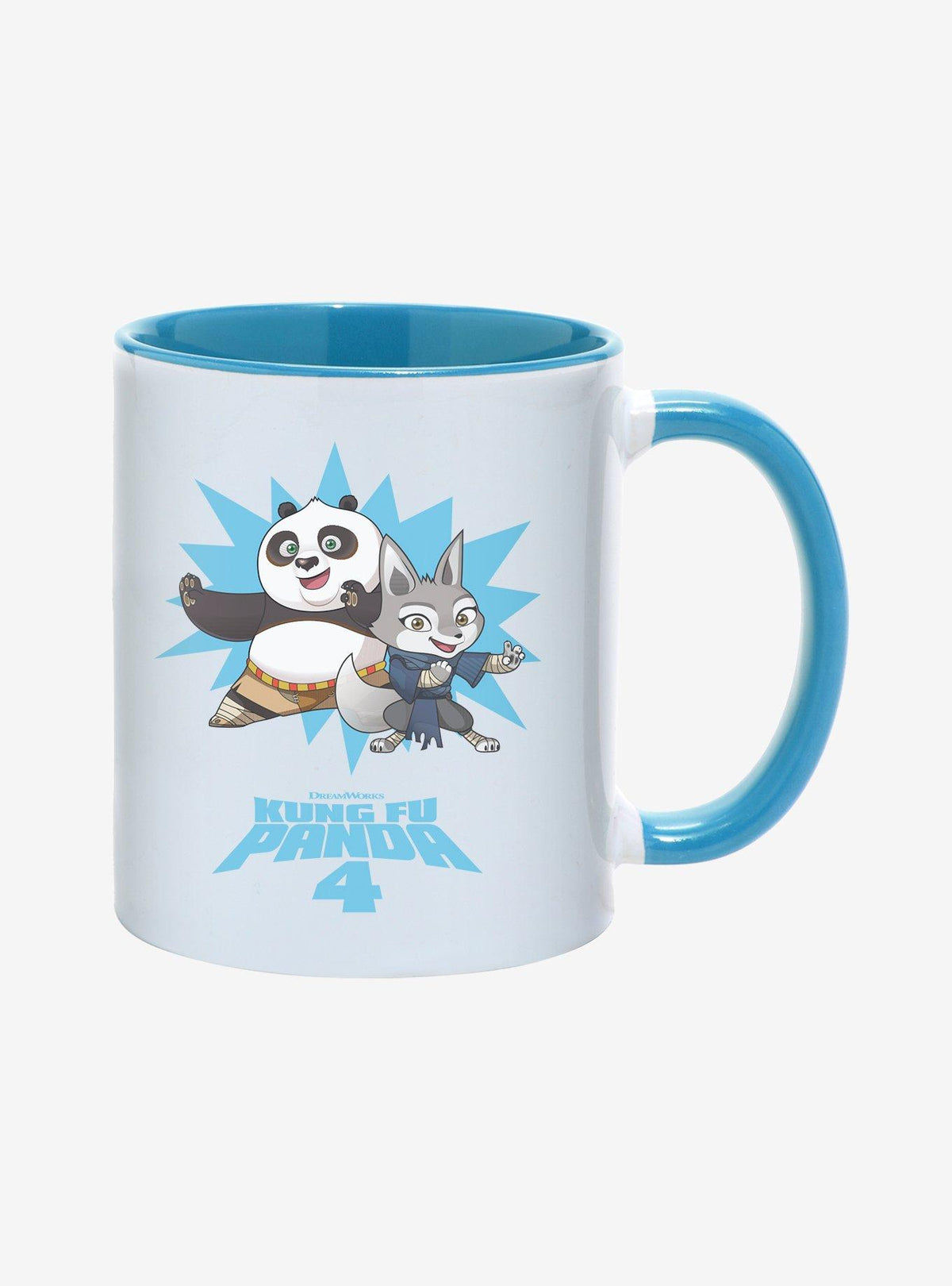 Taza Kung Fu Panda 4 de Po y Zhen, 11 oz