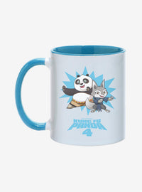 Taza Kung Fu Panda 4 de Po y Zhen, 11 oz