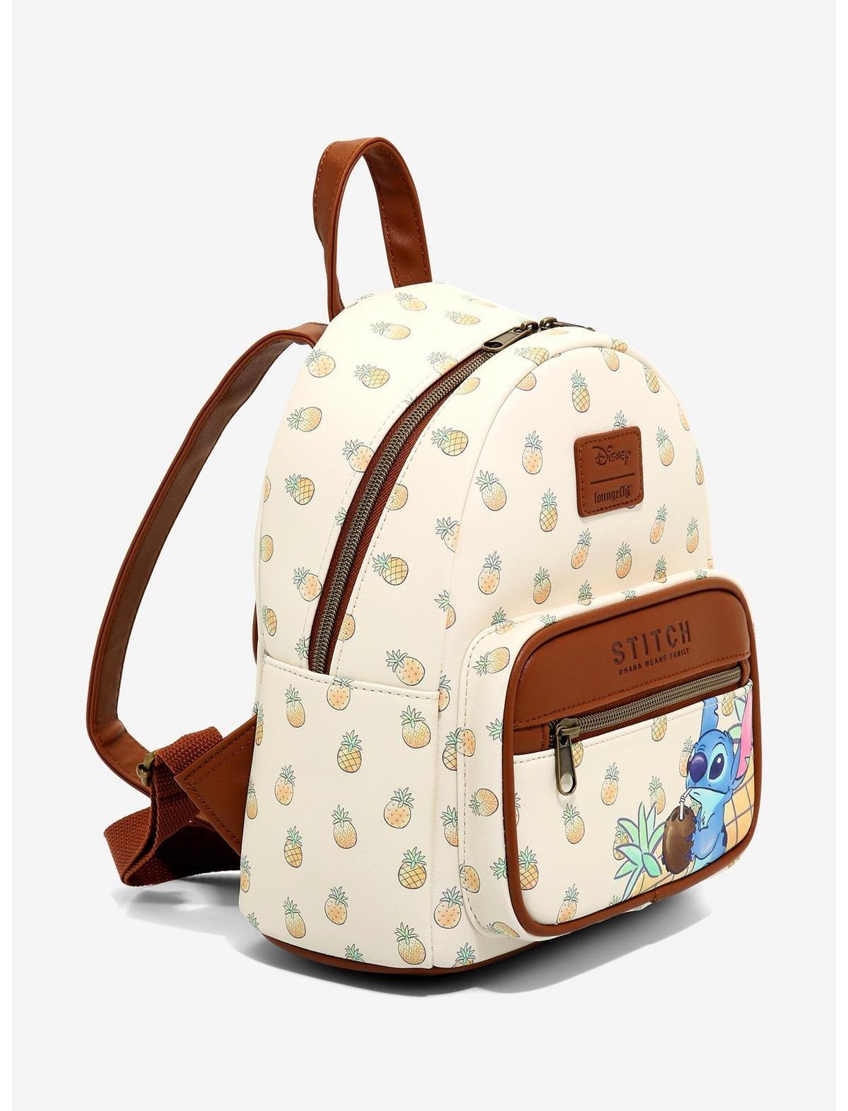 Mini mochila Disney Lilo & Stitch con piñas