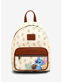 Mini mochila Disney Lilo & Stitch con piñas