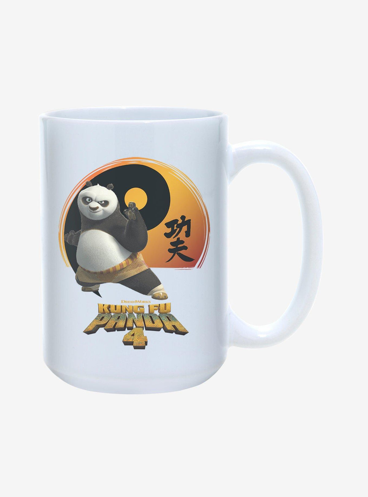 Taza Kung Fu Panda 4 Yin y Yang, 15 oz