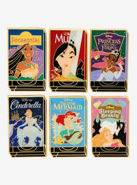 Pin esmaltado Blind Box Disney Princess estilo VHS